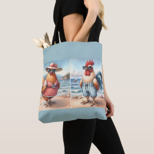 Bolsa Tote Frangos de maiô na orla