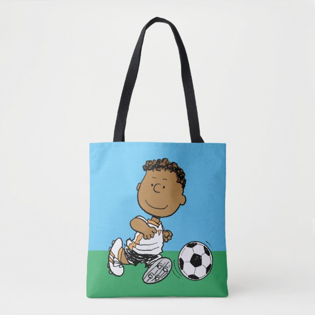 Bolsa Tote Franklin Jogando Futebol (Frente)