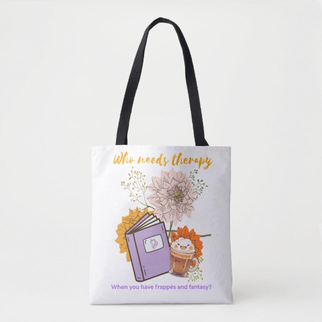 Bolsa Tote Frappes e fantasia (Frente)