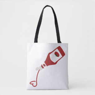 Bolsa Tote Frasco de Ketchup