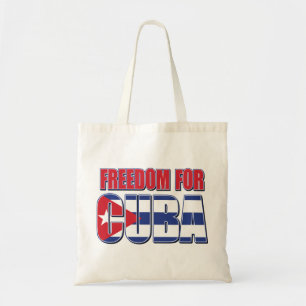Bolsa Tote FREED-For-CUBA-FLAG
