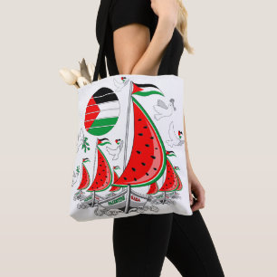 Bolsa Tote Freedom Global Sumud Flotilla Boats para Gaza