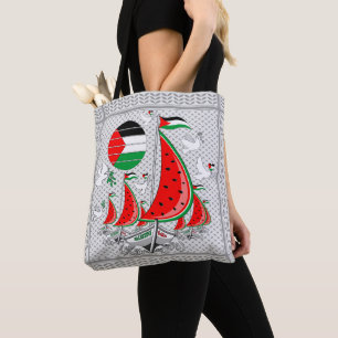 Bolsa Tote Freedom Global Sumud Flotilla Boats para Gaza