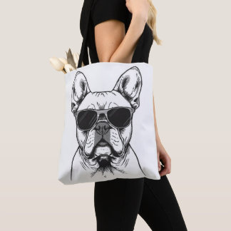 Bolsa Tote Frenchie de Óculos de Sol 