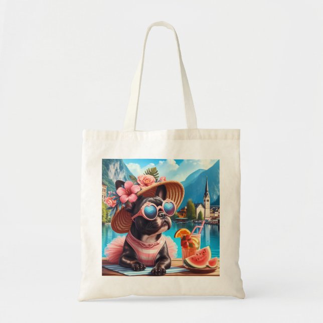 Bolsa Tote Frenchie em Hallstatt (Frente)
