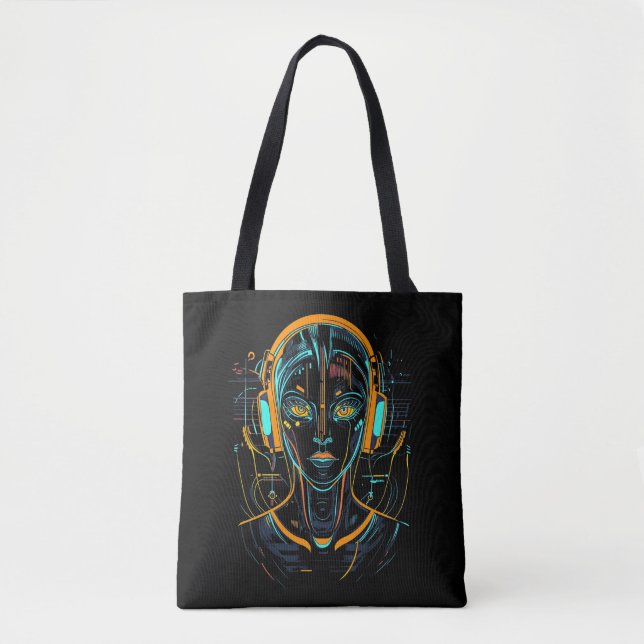 Bolsa Tote Frequência Neural (Frente)