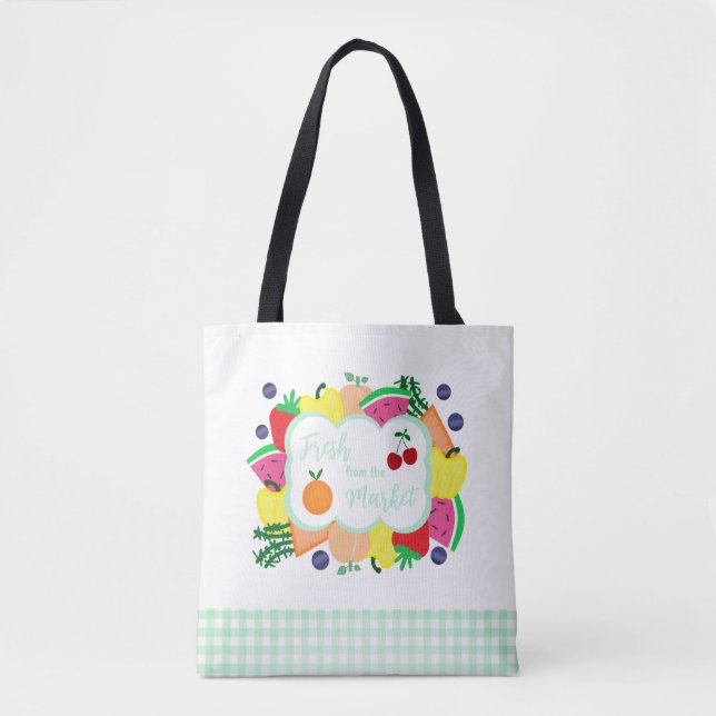 Bolsa Tote Fresco do Mercado (Frente)