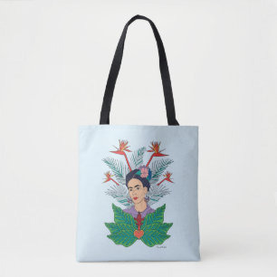 Bolsa Tote Frida Kahlo Aves do paraíso
