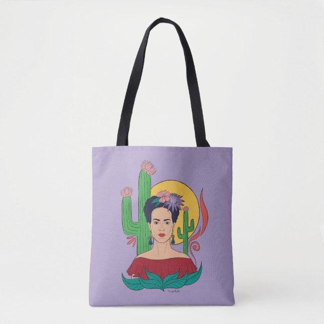 Bolsa Tote Frida Kahlo Desert Graphic (Frente)