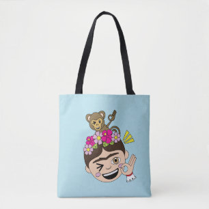 Bolsa Tote Frida Kahlo   FridaMoji - A OK