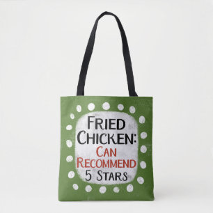 Bolsa Tote Fried Chicken Review 5 Estrelas Tot Bag