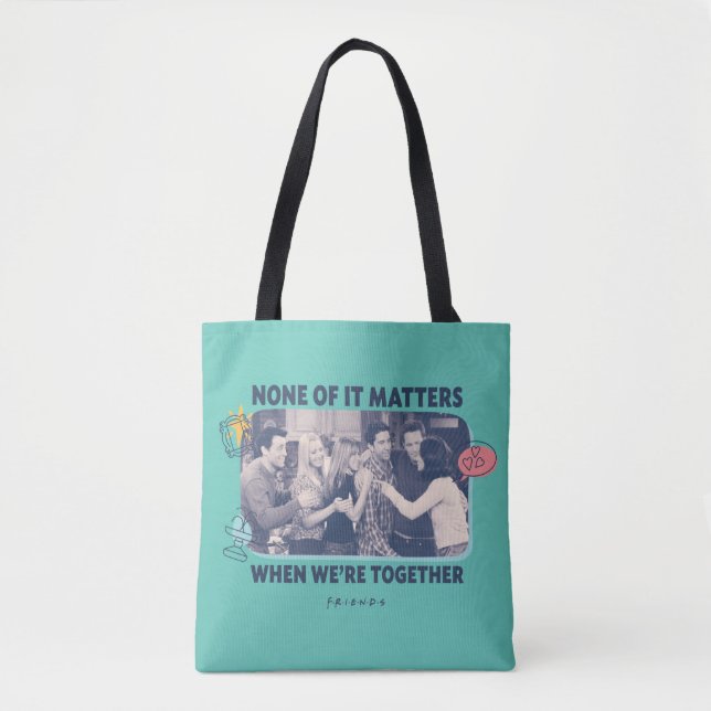 Bolsa Tote FRIENDS™ | Abraço em Grupo (Frente)