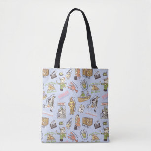 Bolsa Tote FRIENDS™ Padrão Colorido de Desenho Animado