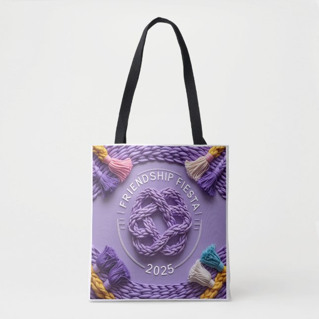 Bolsa Tote Friendship Raffia Fiesta (Frente)