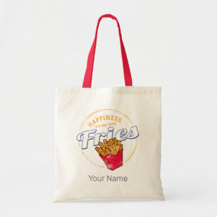 Bolsa Tote Fries Chips Snack Vintage Batata ou Fries francese