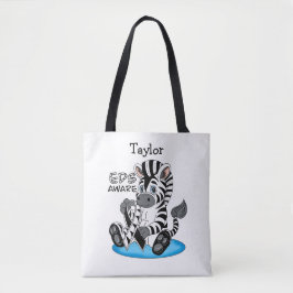 Bolsa Tote Friso Zebra de Sensibilização do EDS