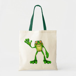 Bolsa Tote Froggie, o Sapo de Ondas de Cartoon