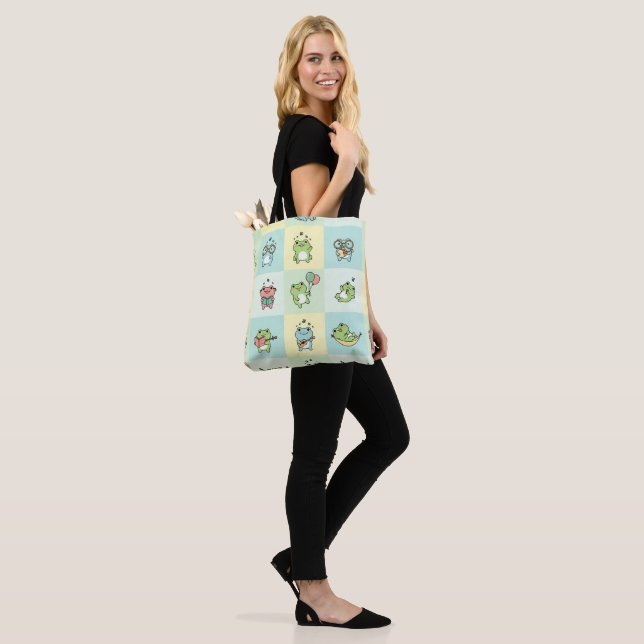 Bolsa Tote Frogs with Tiny Hobbies (No(a) Modelo)