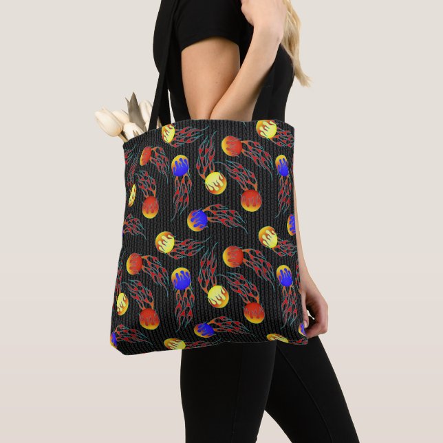 Bolsa Tote Frolf - Golf de Disco Flaming (Close Up)