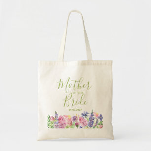 Bolsa Tote Fronteira do Jardim de Flores Silvestres da Mãe da