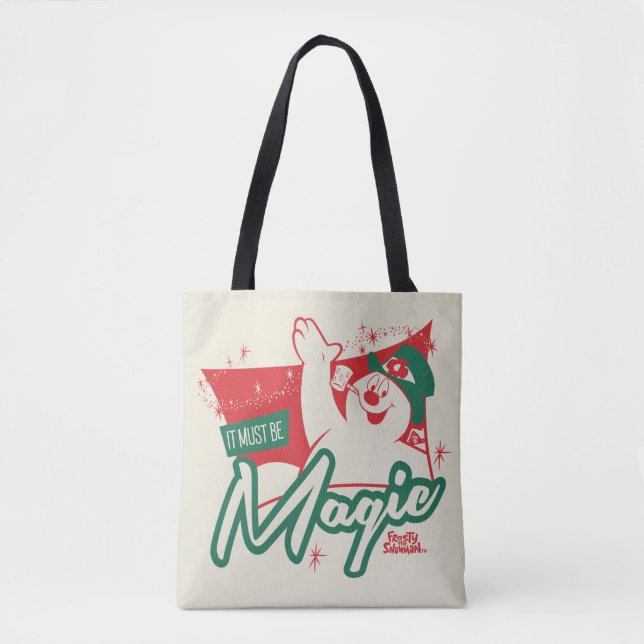 Bolsa Tote Frosty, o Neve - Deve Ser Magia (Frente)