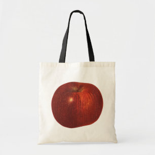 Bolsa Tote Fruta Alimentícia Antiga, Maçã Vermelha Deliciosa 