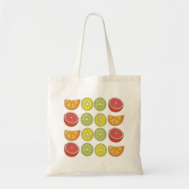 Bolsa Tote Fruta Cítrica (Frente)