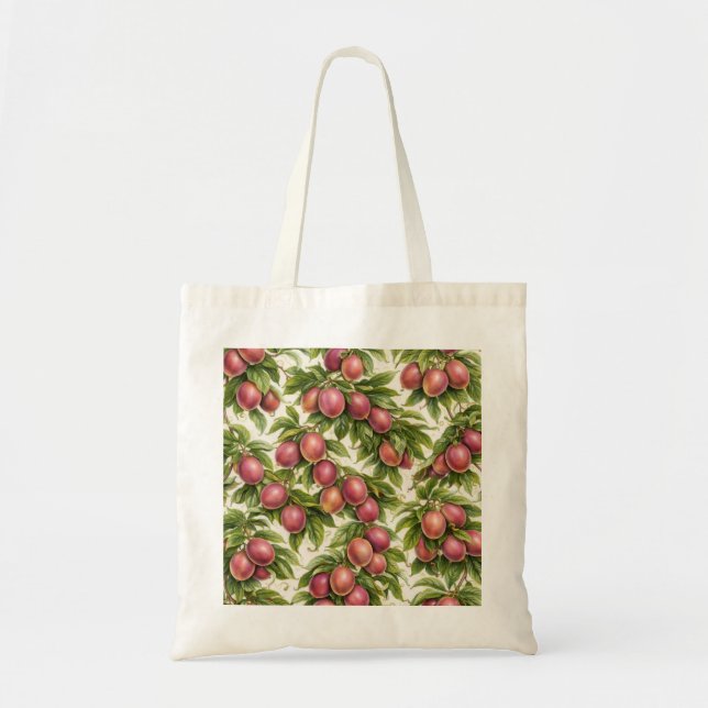 Bolsa Tote Fruta da Paixão Roxa Botânica (Frente)