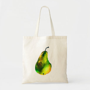 Bolsa Tote Fruta de aquarela fofa art