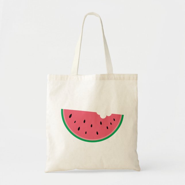 Bolsa Tote Fruta de melancia Doce Saúde Fresca (Frente)