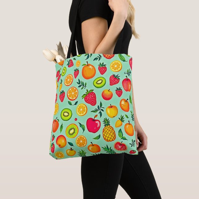 Bolsa Tote Fruta de Verão (Close Up)