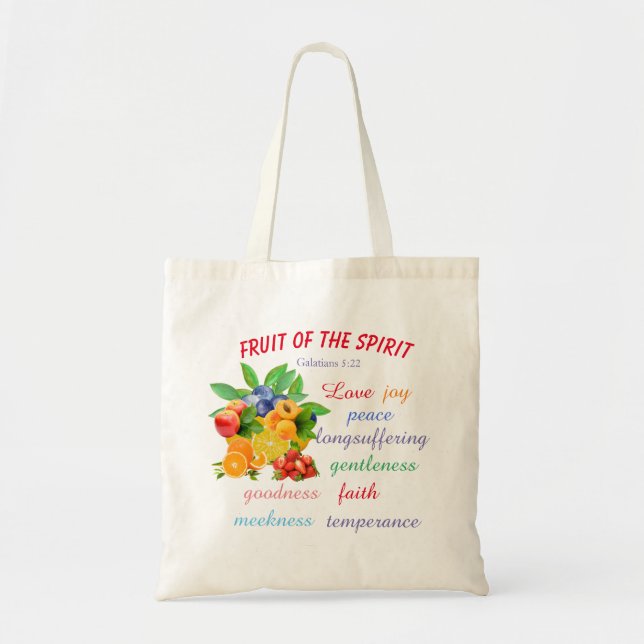 Bolsa Tote Fruta do Espírito (Frente)