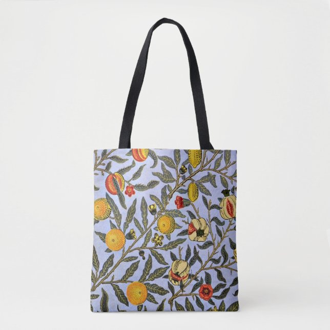 Bolsa Tote Fruta, padrão de colheita de William Morris, (Frente)
