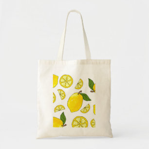Bolsa Tote Fruta-padrão de limão na Cozinha-padrão Trabalho d