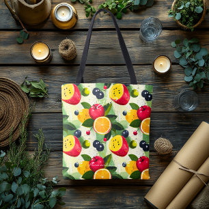 Bolsa Tote Fruta personalizada - Estilo de vida saudável e vi