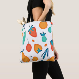 Bolsa Tote Fruta Whimsy: Padrão Reproduzível