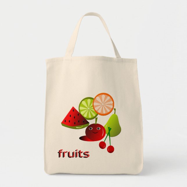 Bolsa Tote frutas (Frente)