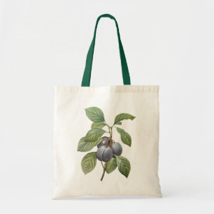 Bolsa Tote Frutas Alimentícias Antigas, Ameixas de Jardim Rox