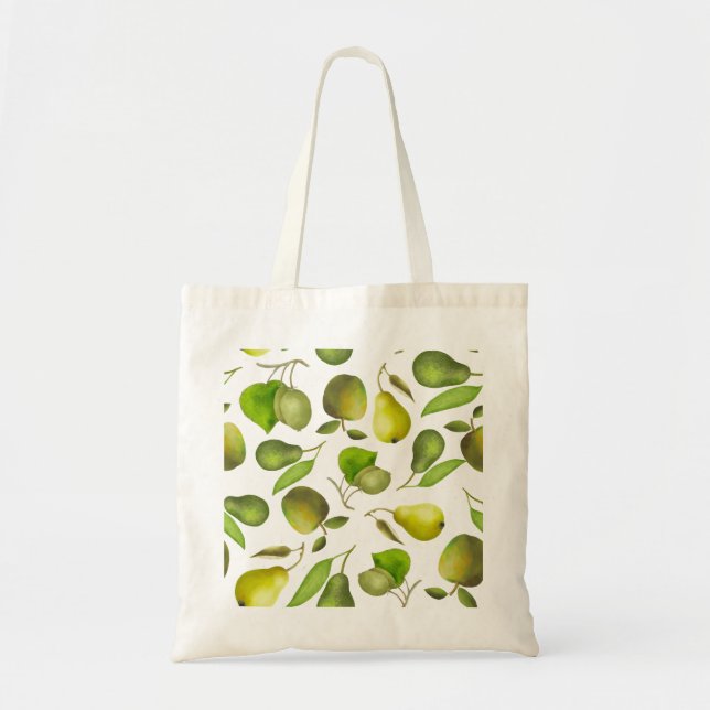 Bolsa Tote Frutas verdes frescas (Frente)