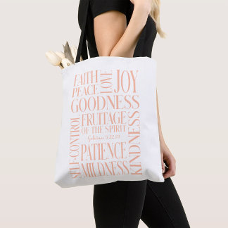 Bolsa Tote Frutificação do Espírito Gálatas 5