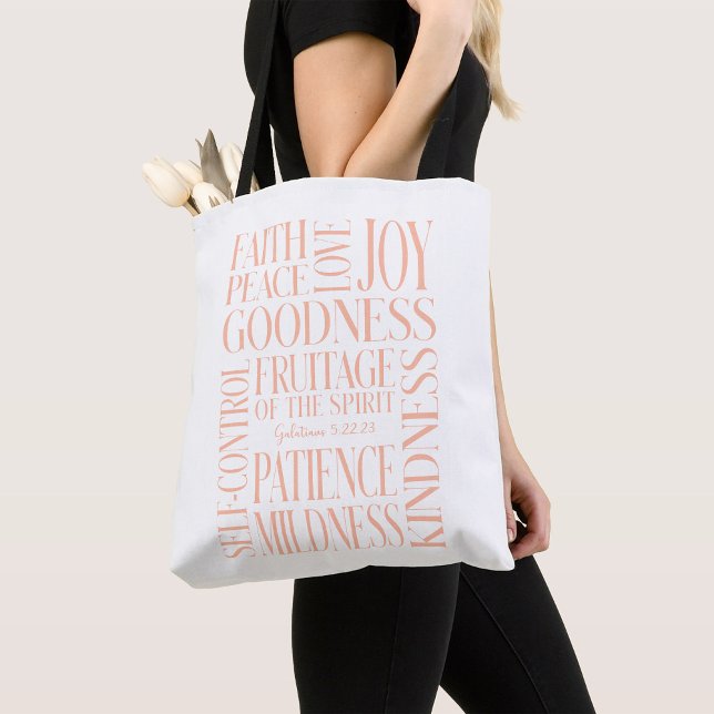 Bolsa Tote Frutificação do Espírito Gálatas 5 (Criador carregado)
