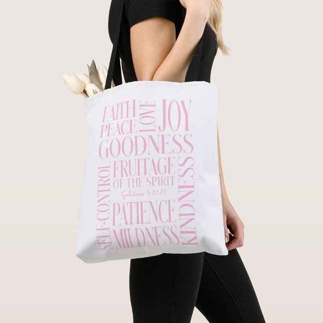 Bolsa Tote Frutificação do Espírito Gálatas 5 (Criador carregado)