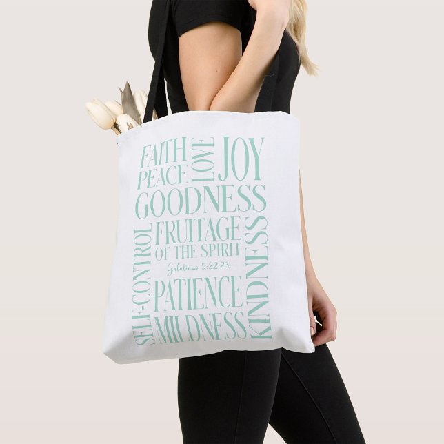 Bolsa Tote Fruto do Espírito Gálatas 5 (Criador carregado)