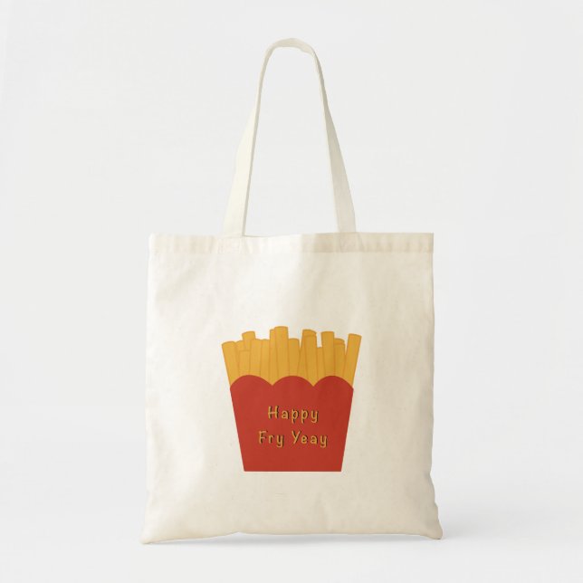Bolsa Tote Fry yeth Sexta-Feira Engraçado Totebag (Frente)
