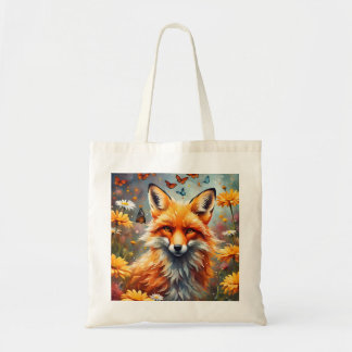 Bolsa Tote Fuchs auf der Wiese