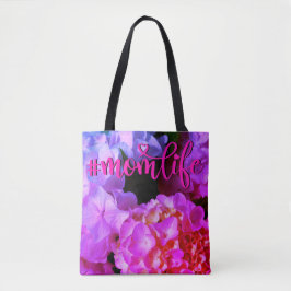Bolsa Tote Fuchsia Pink Hydrangeas