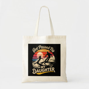 Bolsa Tote Fui Ultrapassado Por Minha Filha Divertido Esqui A