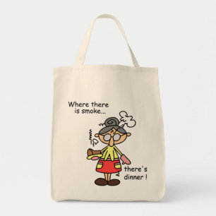 Bolsa Tote Fumo e t-shirt e presentes do comensal