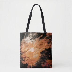 Bolsa Tote Fumos laranja e branco