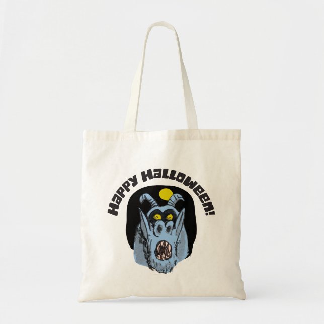 Bolsa Tote Fun Scary Monster Halloween (Frente)